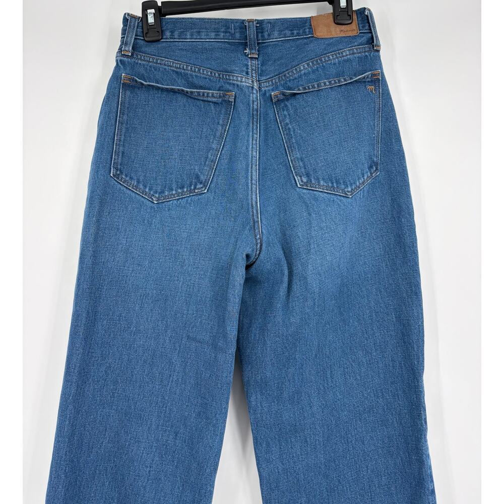 Madewell Baggy Straight Jeans Raw Hem - Picture 6 of 9
